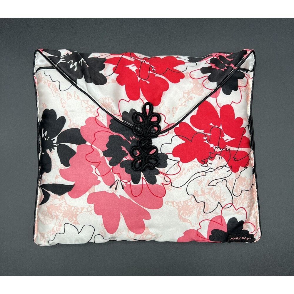 Mary Kay Exclusive Silky Cosmetic Bag‎ w/Large Pashmina Shawl Pink